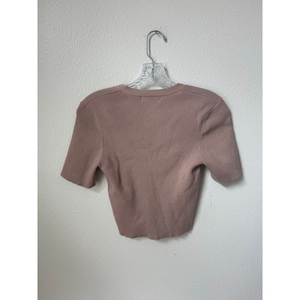 4th & Reckless Women’s Tinsley Button Front Knitted Top Size Medium - Picture 3 of 6